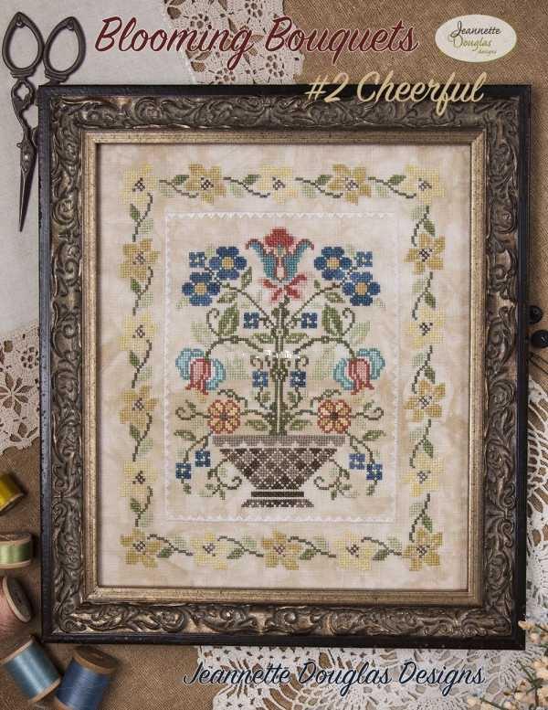 Embroidery Vs Cross Stitch - -Thanksgiving Bouquet 2-34-39 Cross Stitch Set