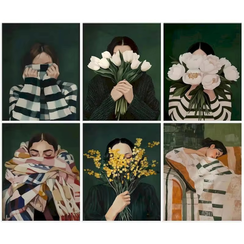 Embroidery Translate - Modern Women Diy Painting By Numbers
