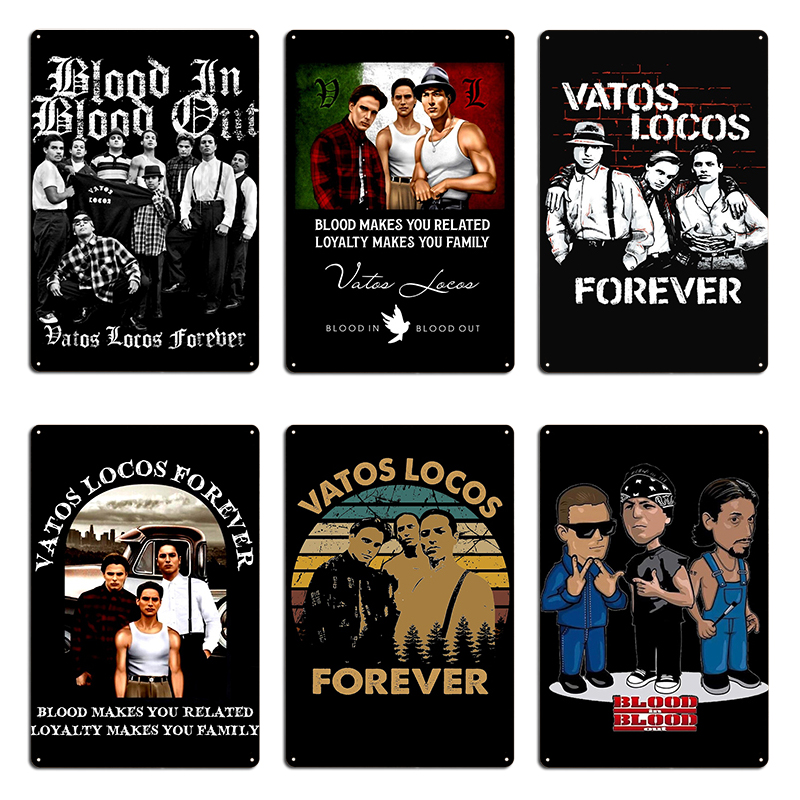 Embroidery Cream - Vatos Locos Blood In Blood Out