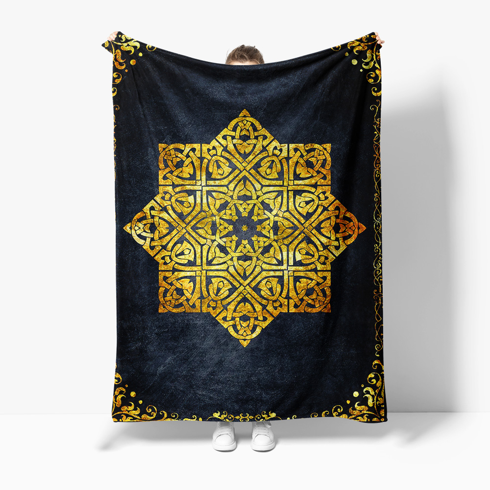 Embroidery Zari - Moroccan Zari Embroidery Geometric Cushion Cover