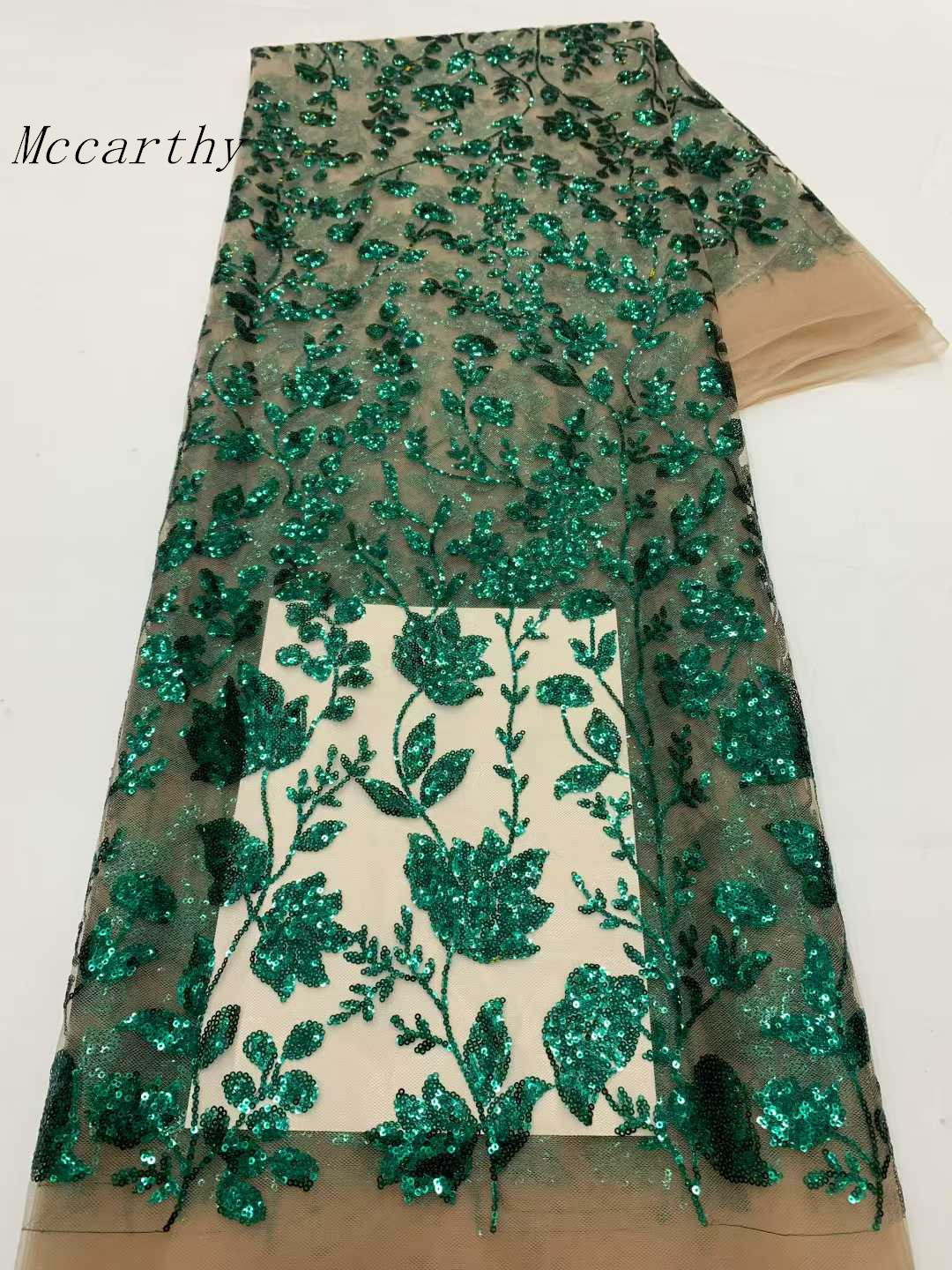 African Lace Fabric With Sequi - Embroidery Net Fabric review and price