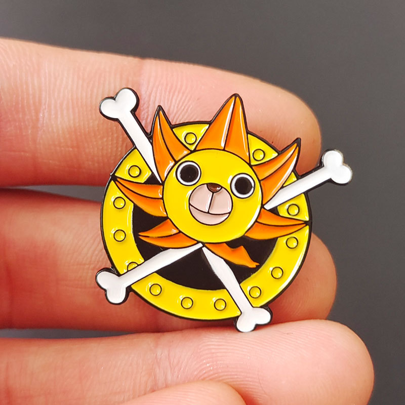 Japanese Anime Enamel Pin Cute - Embroidery Illustration review and price
