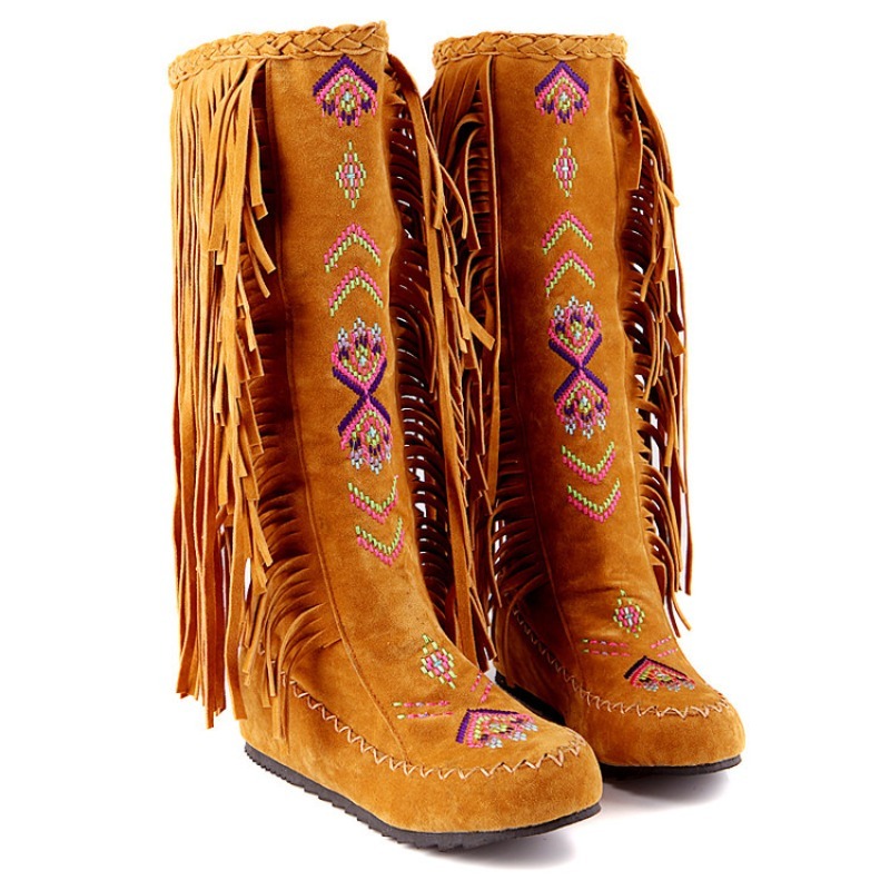 Tassel Boots Handmade Embroide - Embroidery Designer review and price