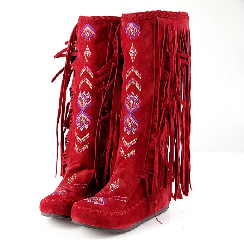 Tassel Boots Handmade Embroide - Embroidery Designer review and price