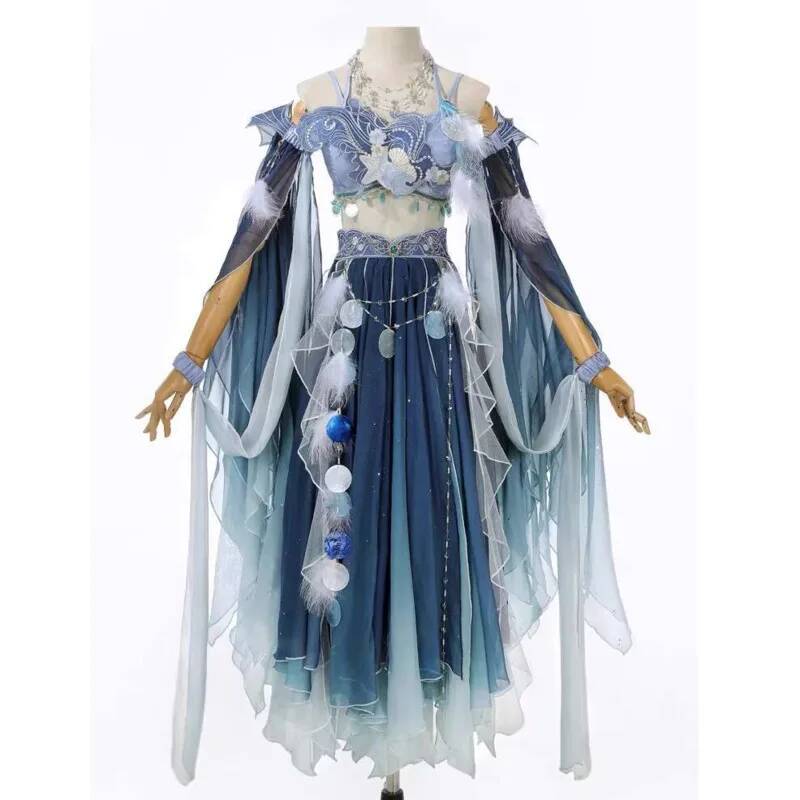 Exotic Blue Dress Heavy Embroi - Embroidery Style review and price