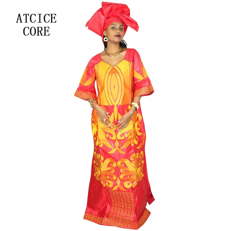 African Dress For Woman Bazin  - Embroidery Pashmina review and price
