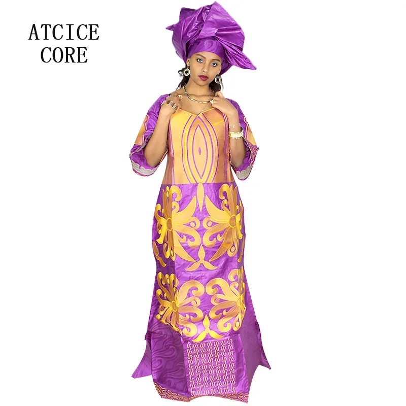 African Dress For Woman Bazin  - Embroidery Pashmina review and price