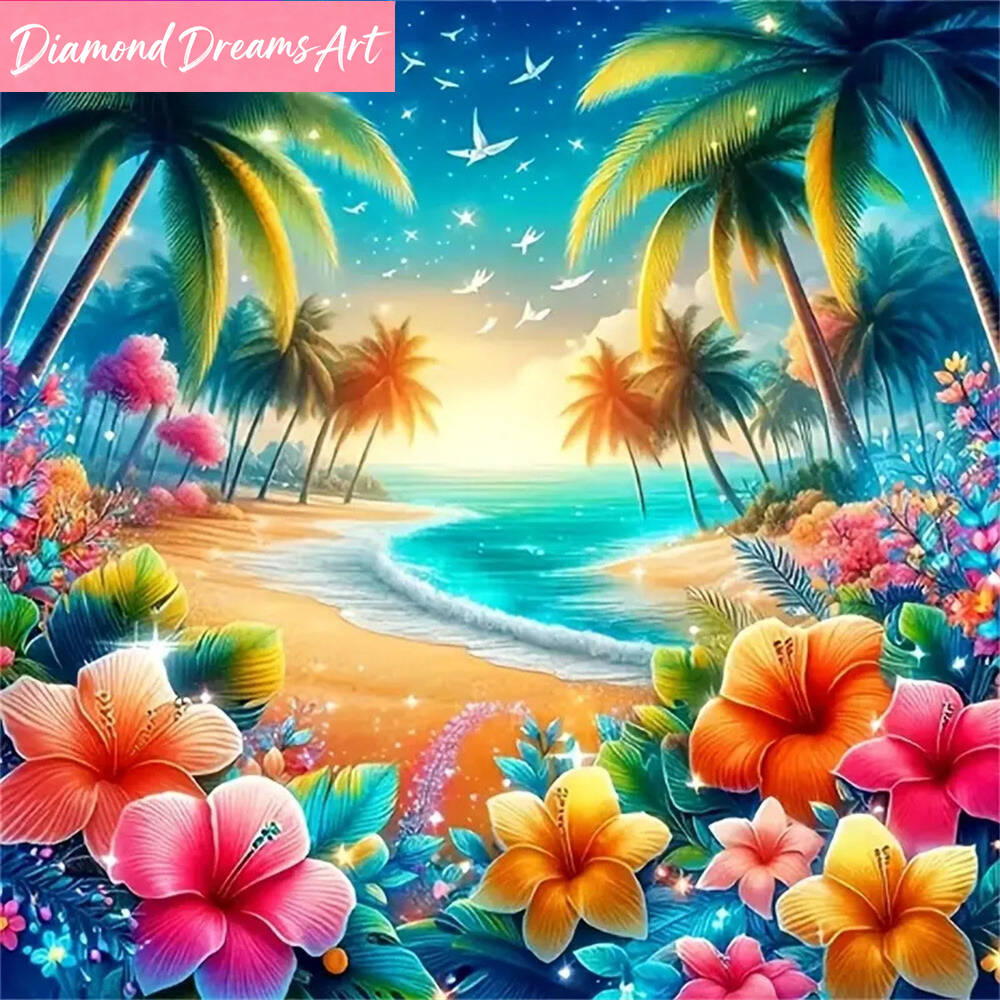 Diamond Painting seaside lands - Embroidery Uae review and price