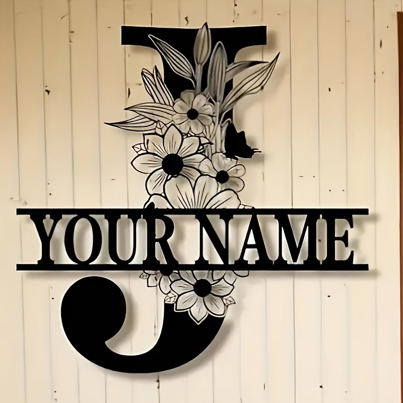Custom Surname Metal Sign, Cou - Embroidery Garden review and price