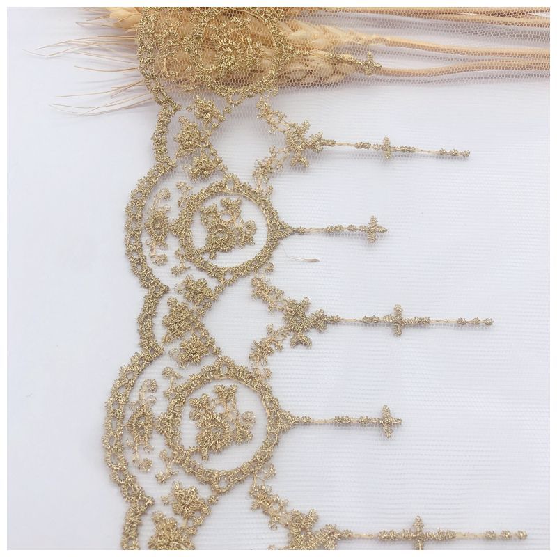 Lolita embroidery Net yarn pur - Embroidery Net Fabric review and price