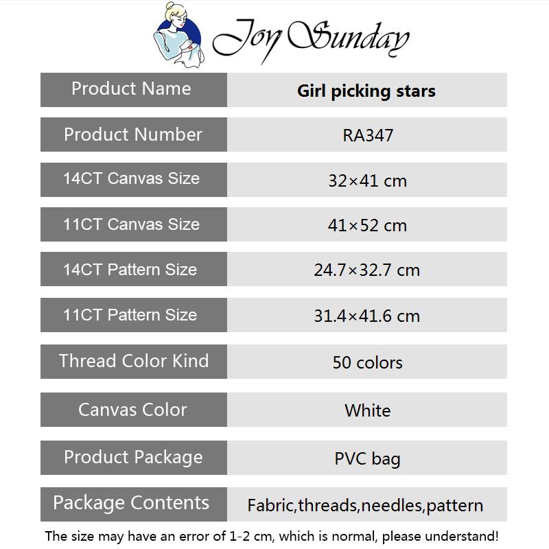 Girl Picking Stars DIY Hand Co - Embroidery Vs Cross Stitch review and price