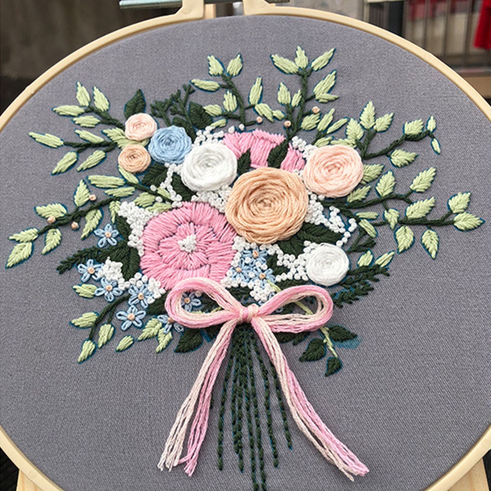 Printed Pattern Embroidery Sta - Embroidery Design Patterns Flowers review and price