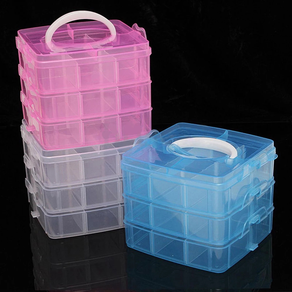 3 Layers 18 Compartments Plast - Embroidery Floss review and price