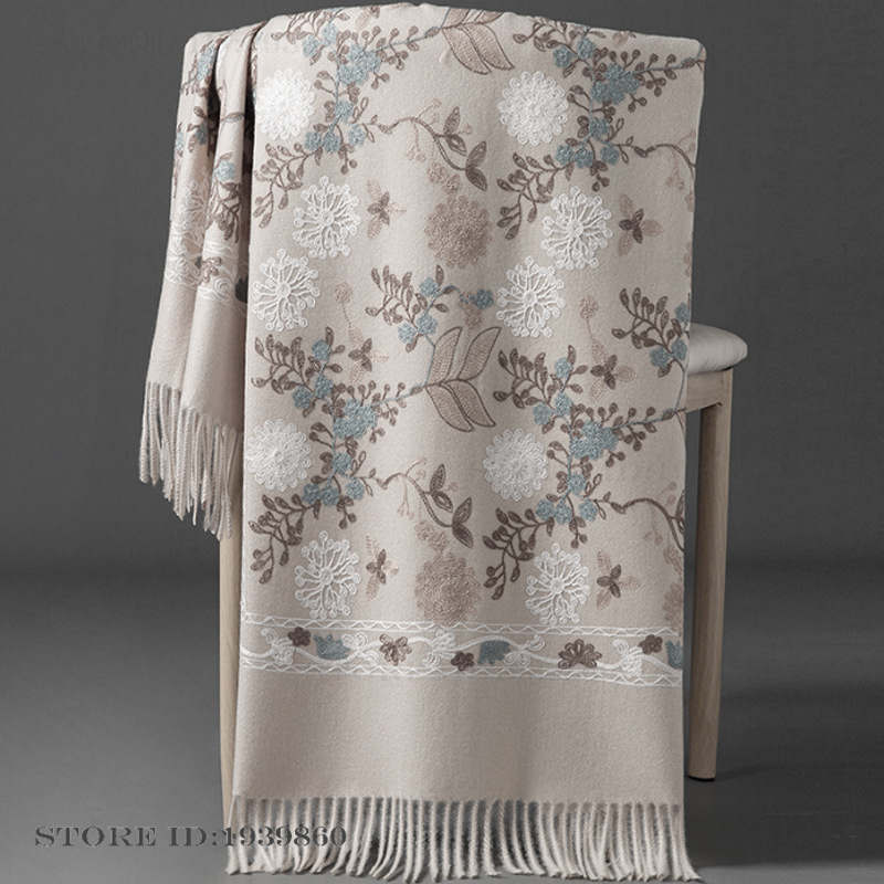Women's Cashmere Pashmina Scar - Embroidery Pashmina review and price