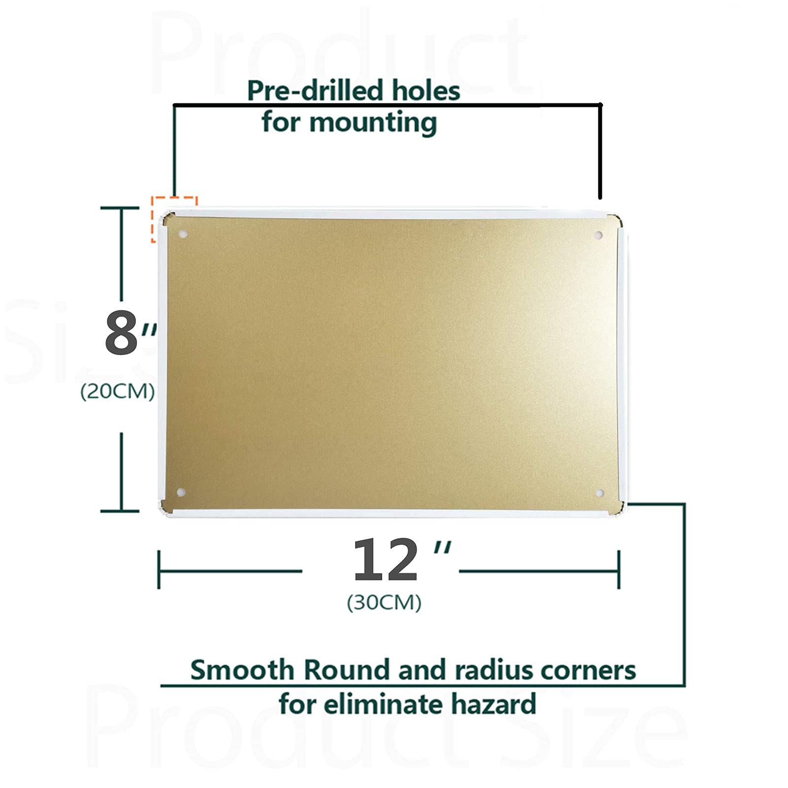 EMOHAT Metal Aluminum Plaque S - Embroidery Cream review and price
