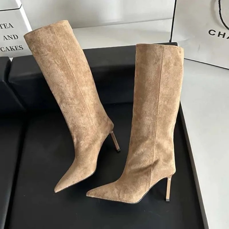 Luxury Women Long Boots Fashio - Embroidery Designer review and price