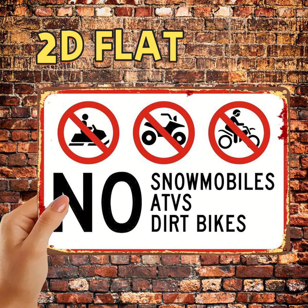 2D Metal Sign Funny Prohibited - Embroidery Garden review and price