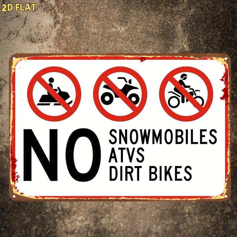 2D Metal Sign Funny Prohibited - Embroidery Garden review and price