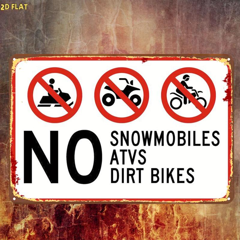 2D Metal Sign Funny Prohibited - Embroidery Garden review and price