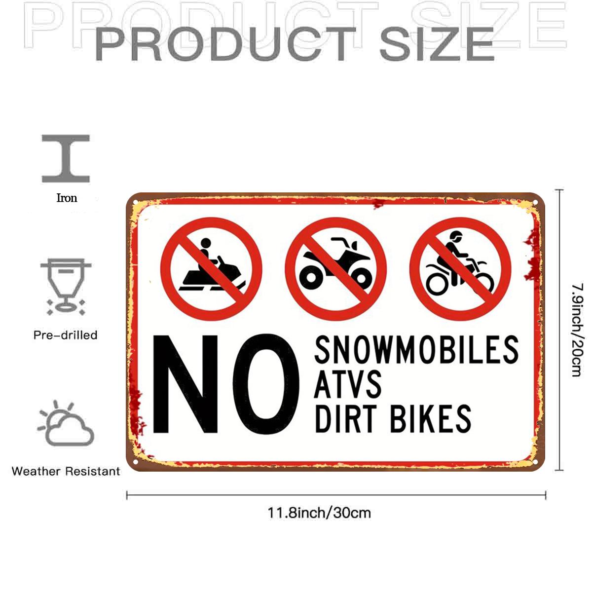 2D Metal Sign Funny Prohibited - Embroidery Garden review and price