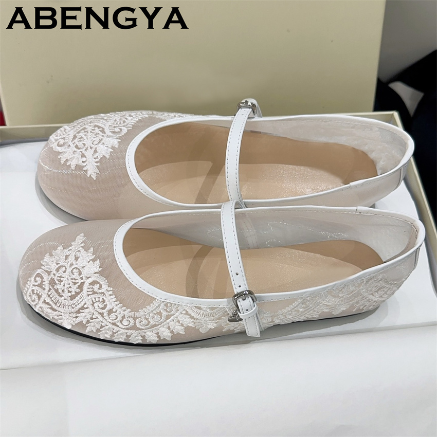 Lace Embroidery Flat Shoes for - Embroidery Designer review and price