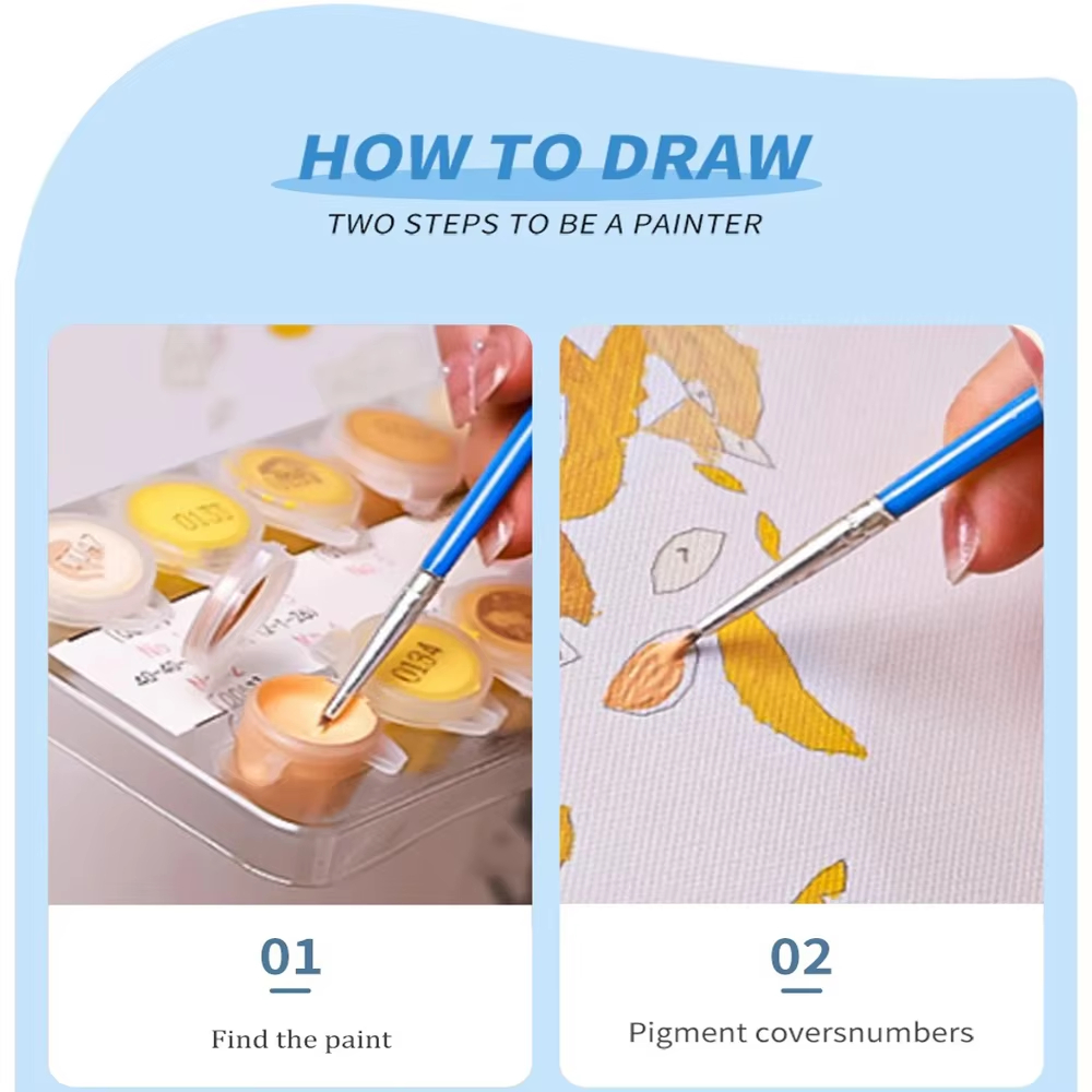 Oil Painting By Numbers Colorf - Embroidery Translate review and price
