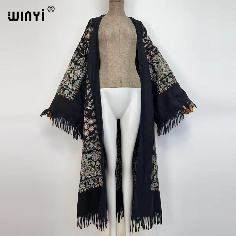 WINYI Winter Women Tassel Pash - Embroidery Pashmina review and price