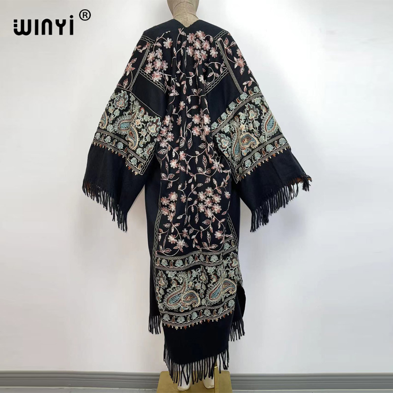 WINYI Winter Women Tassel Pash - Embroidery Pashmina review and price