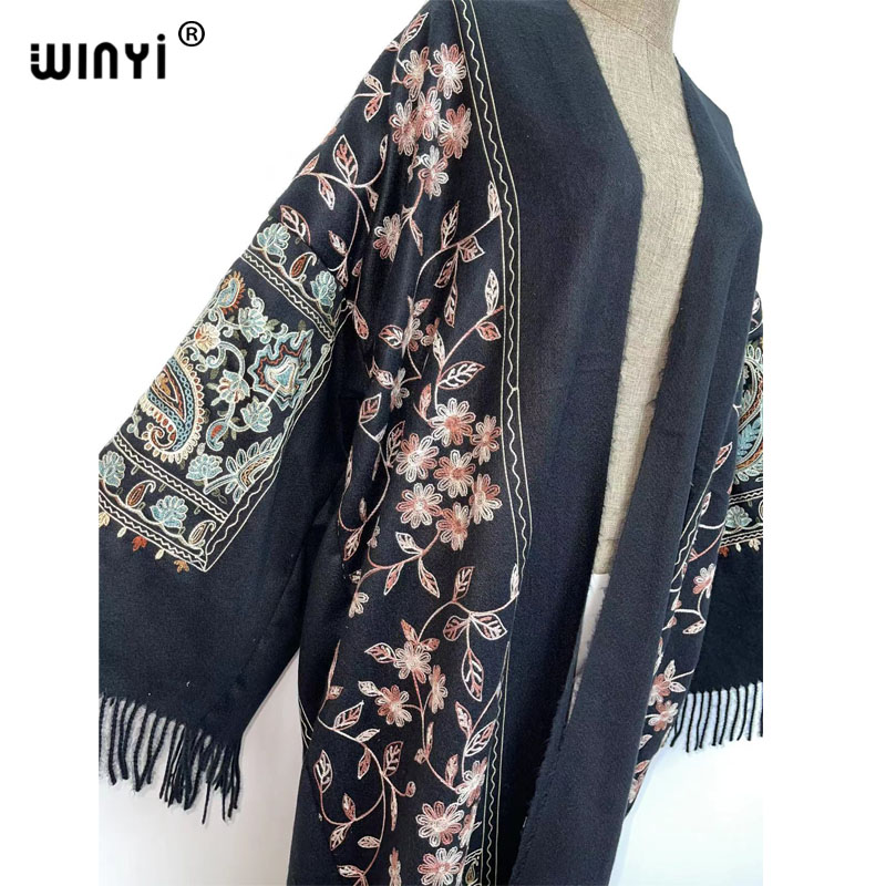 WINYI Winter Women Tassel Pash - Embroidery Pashmina review and price