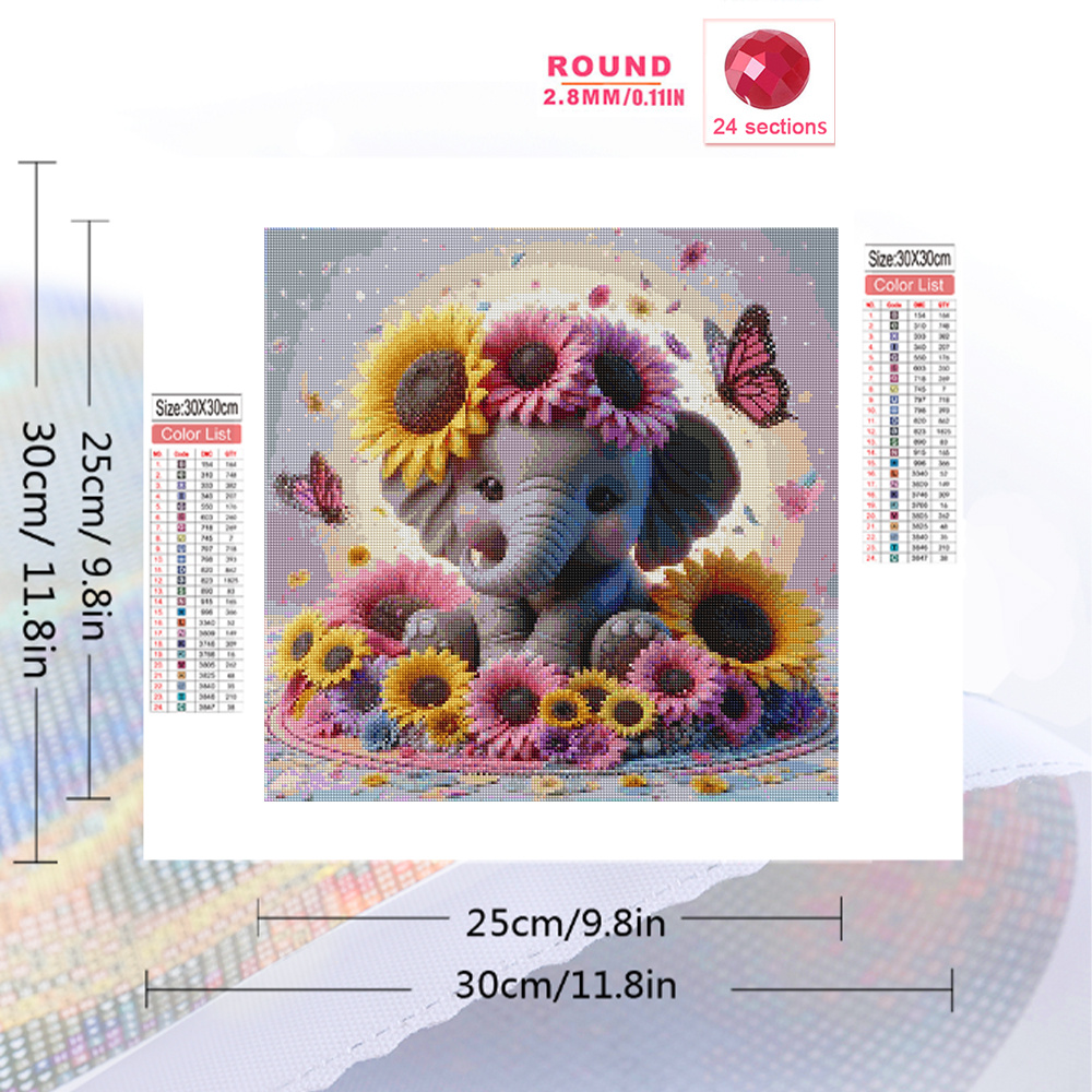 Evershine Elephant Diamond Pai - Embroidery Uae review and price