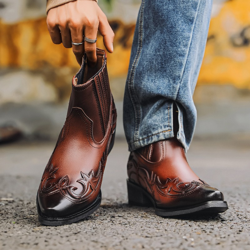 Mens Western Cowboy Boots Hand - Embroidery Designer review and price