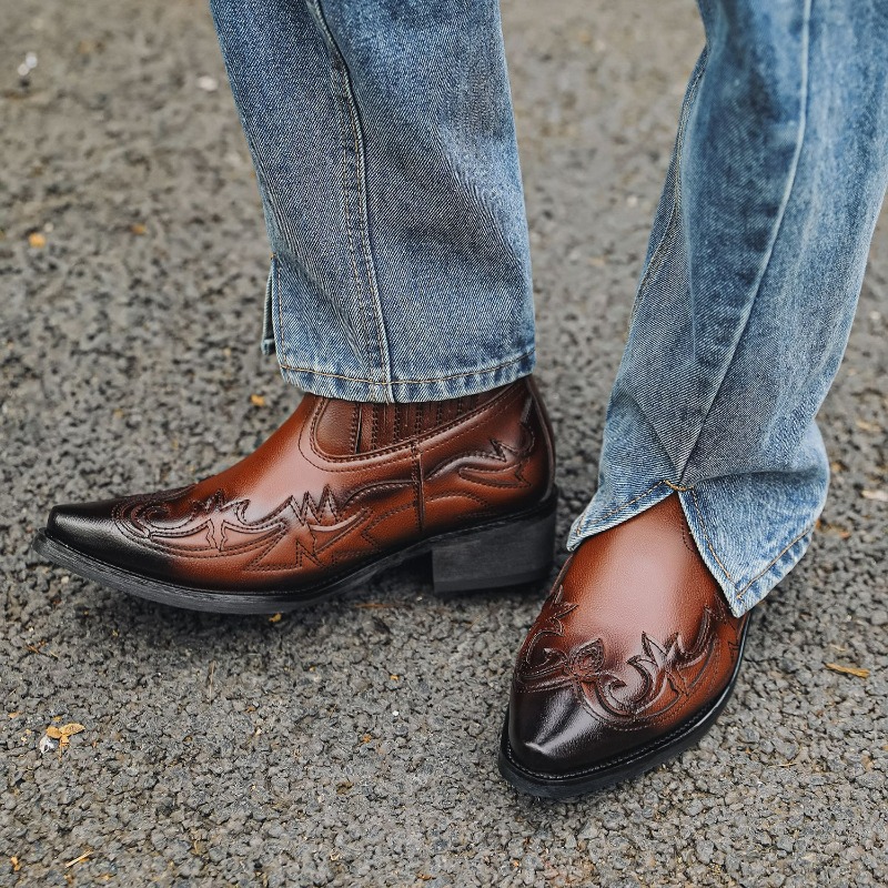 Mens Western Cowboy Boots Hand - Embroidery Designer review and price
