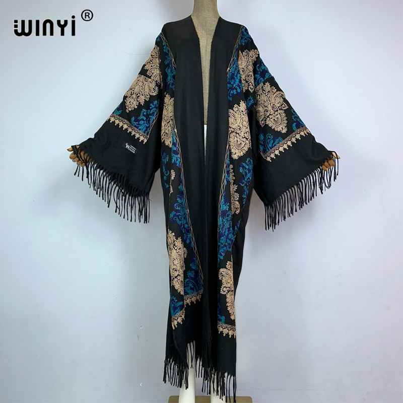 WINYI Winter Women Tassel Pash - Embroidery Pashmina review and price