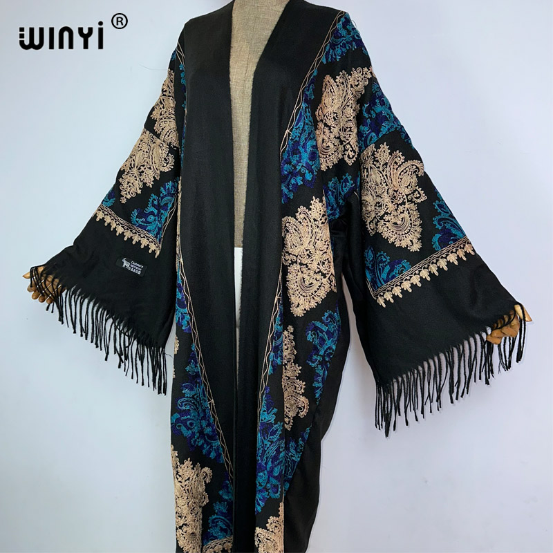 WINYI Winter Women Tassel Pash - Embroidery Pashmina review and price
