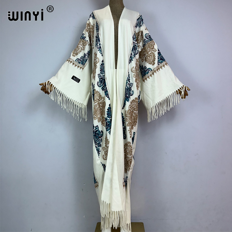 WINYI Winter Women Tassel Pash - Embroidery Pashmina review and price