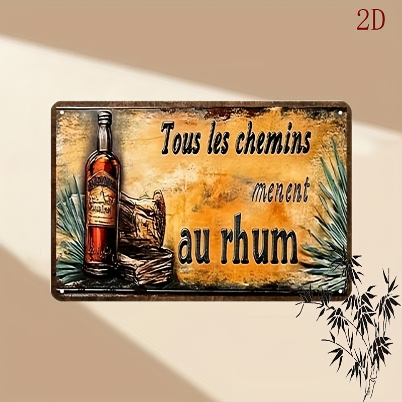 Vintage Metal Wall Plaque - 