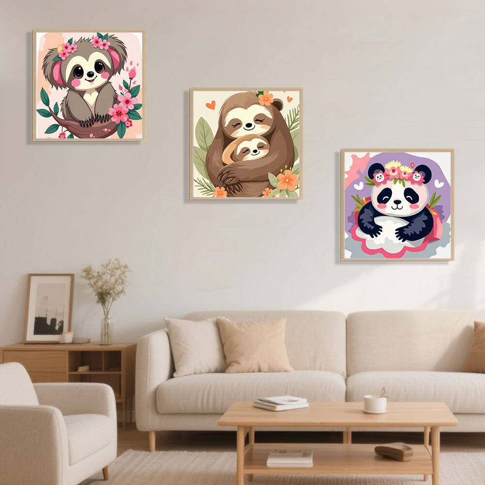 HUACAN 3PCS Diy Drawing By Num - Embroidery Translate review and price