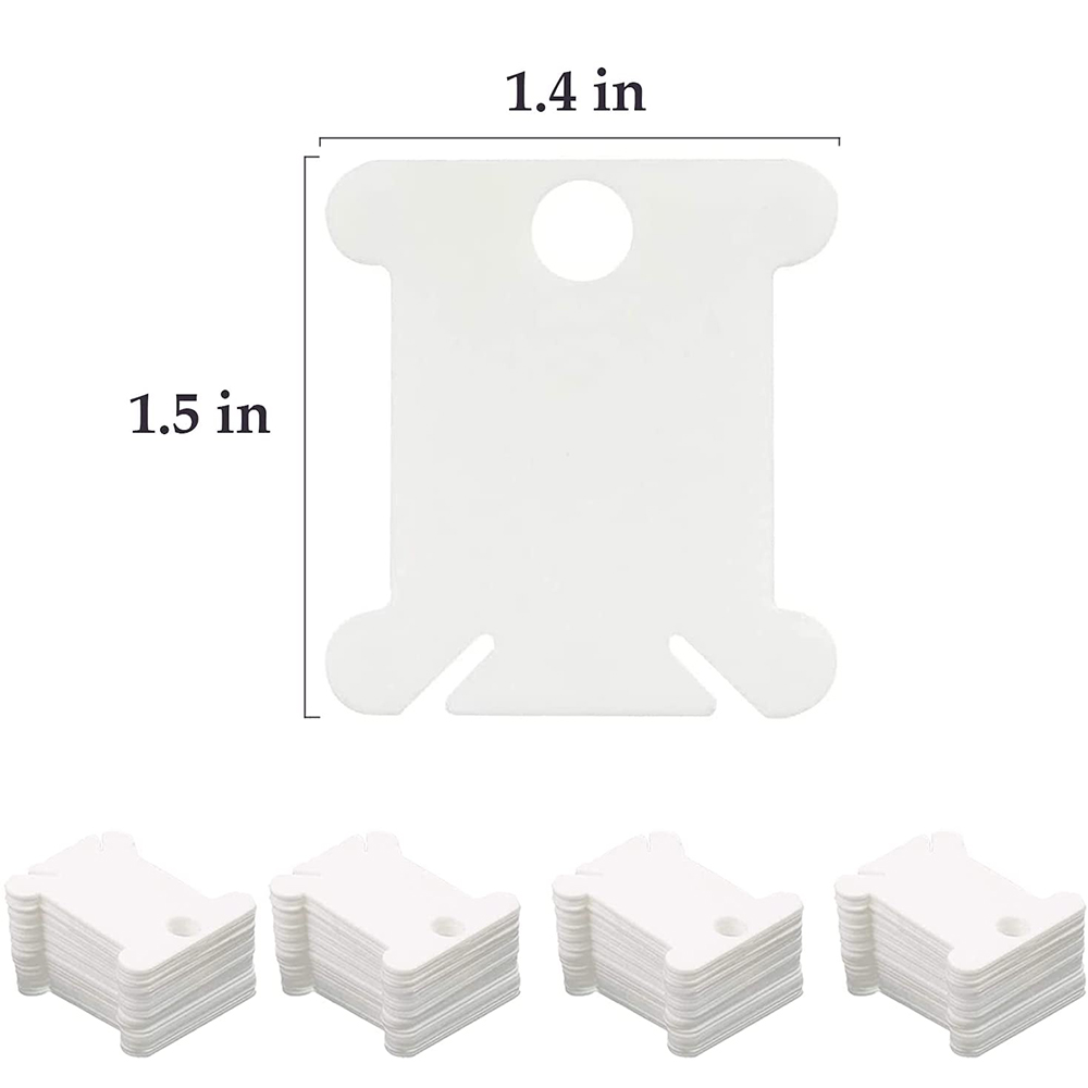 50/100Pcs Plastic Floss Bobbin - Embroidery Floss review and price