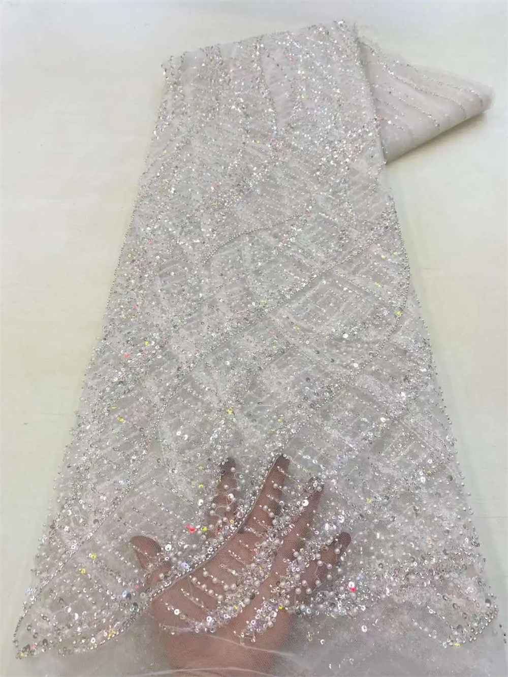 Wholesale 2025 African Sequins - Embroidery Net Fabric review and price