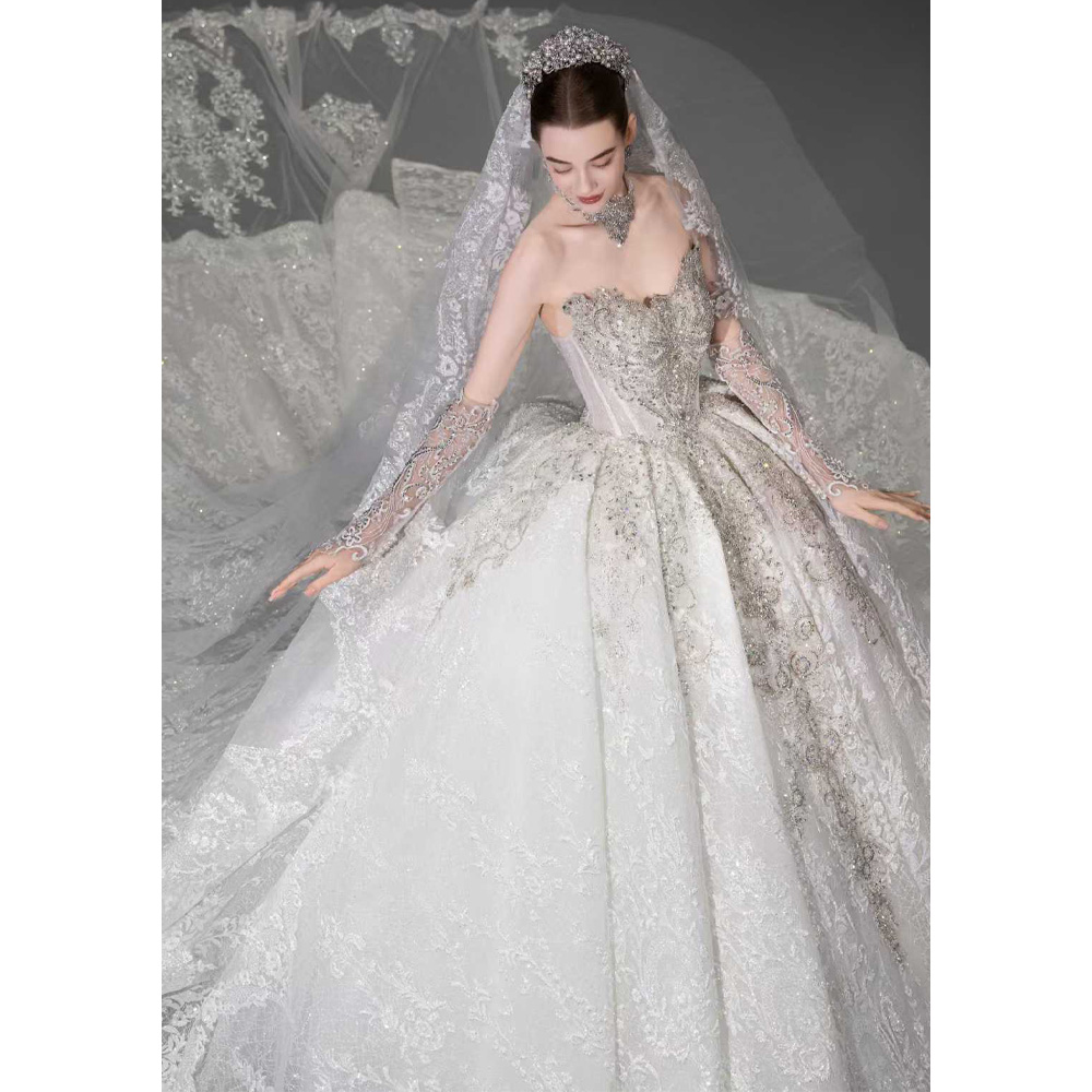 Luxury Off The Shoulder Sweeth - Embroidery Organza review and price