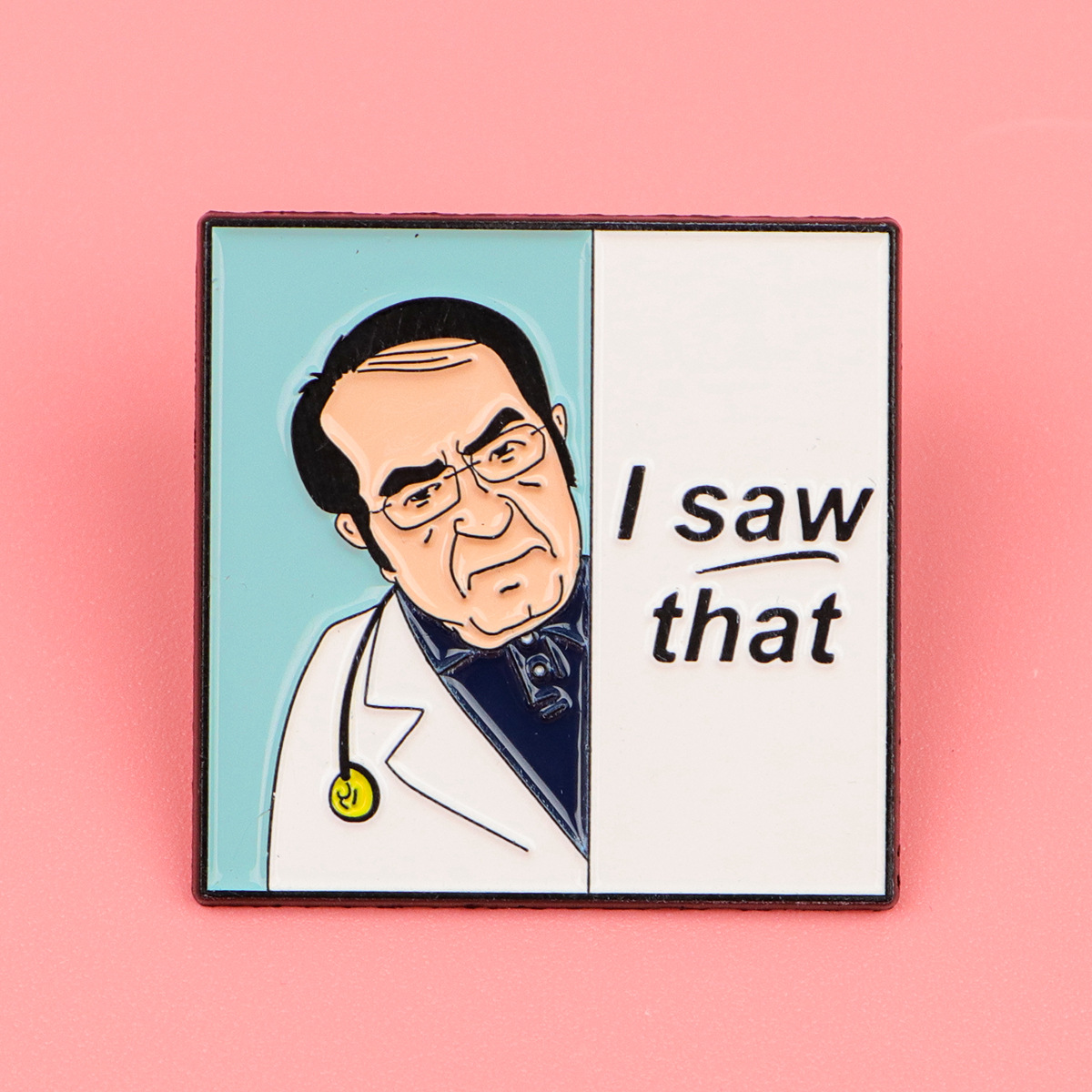 Medical Doctor Character Brooc - Embroidery Textile review and price