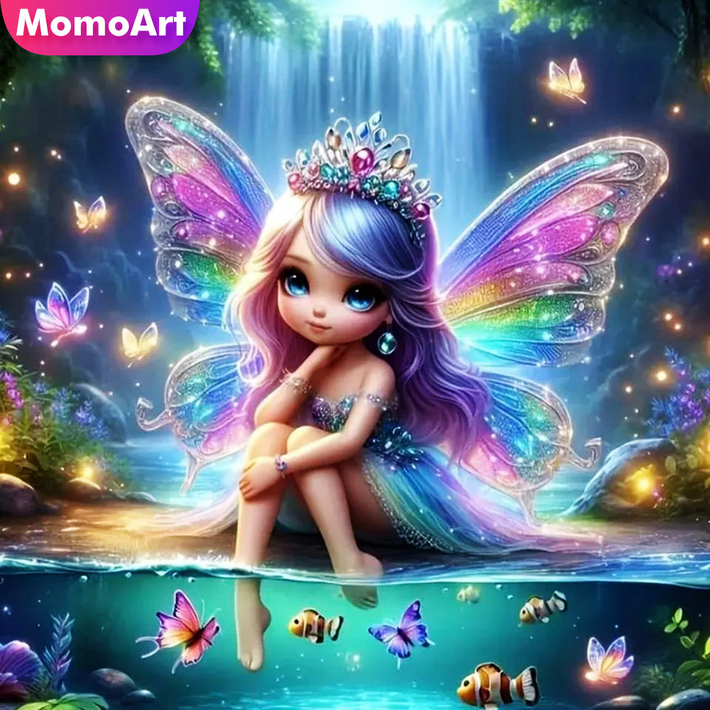 Momoart Girl Diamond Mosaic Po - Embroidery Uae review and price