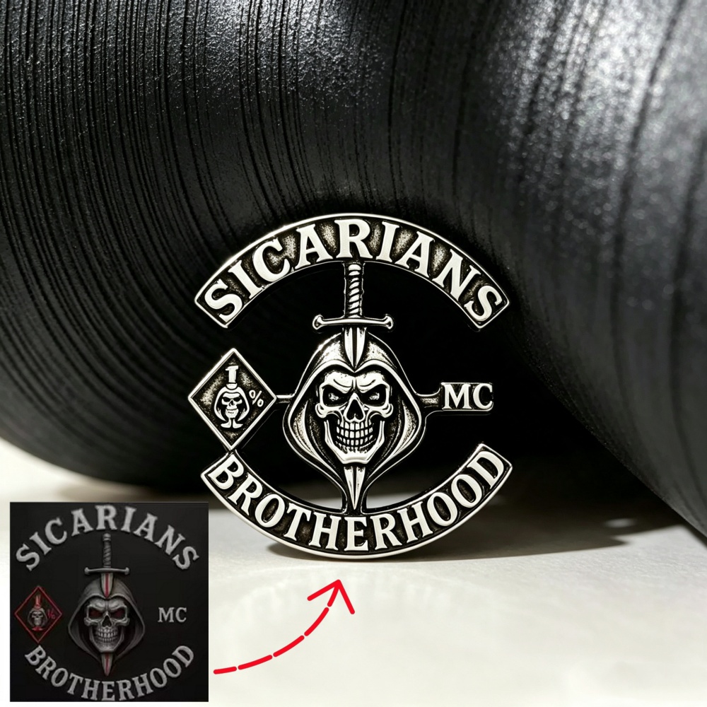 Engraved Custom MC Picture Log - Embroidery Illustration review and price