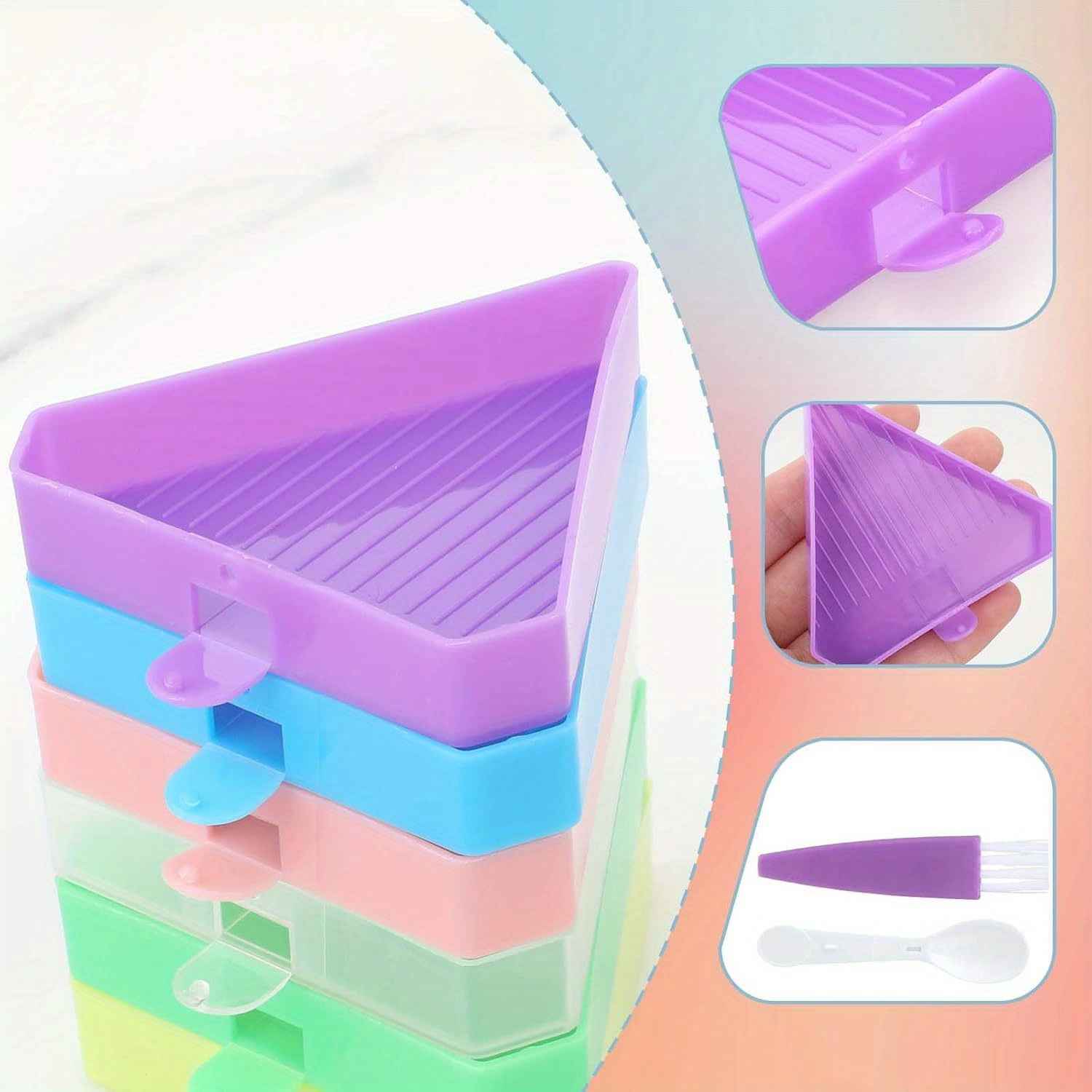 9PCS New Diamond Painting Tray - Embroidery Uae review and price