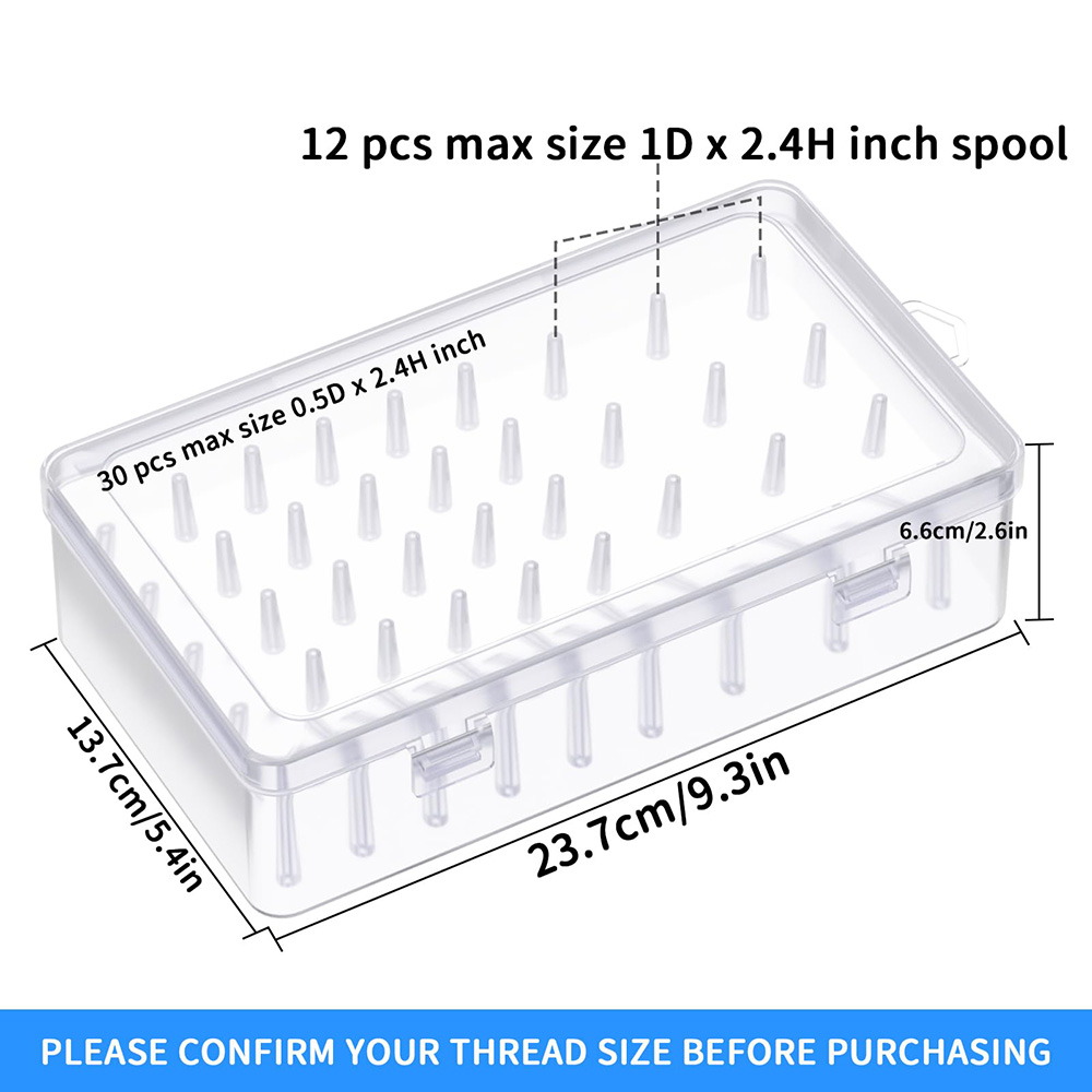 Thread Spool Organizer Box, Cl - Embroidery Floss review and price
