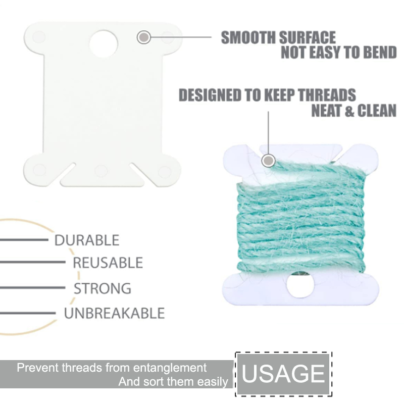 1/50/100/500pc Plastic Cross S - Embroidery Floss review and price