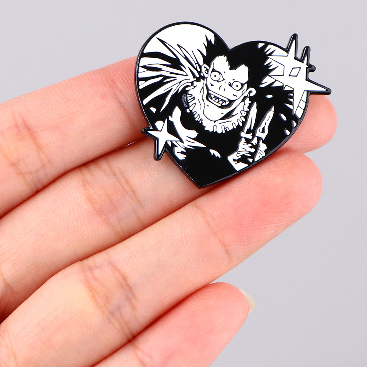Death Note Alloy Enamel Brooch - Embroidery Textile review and price