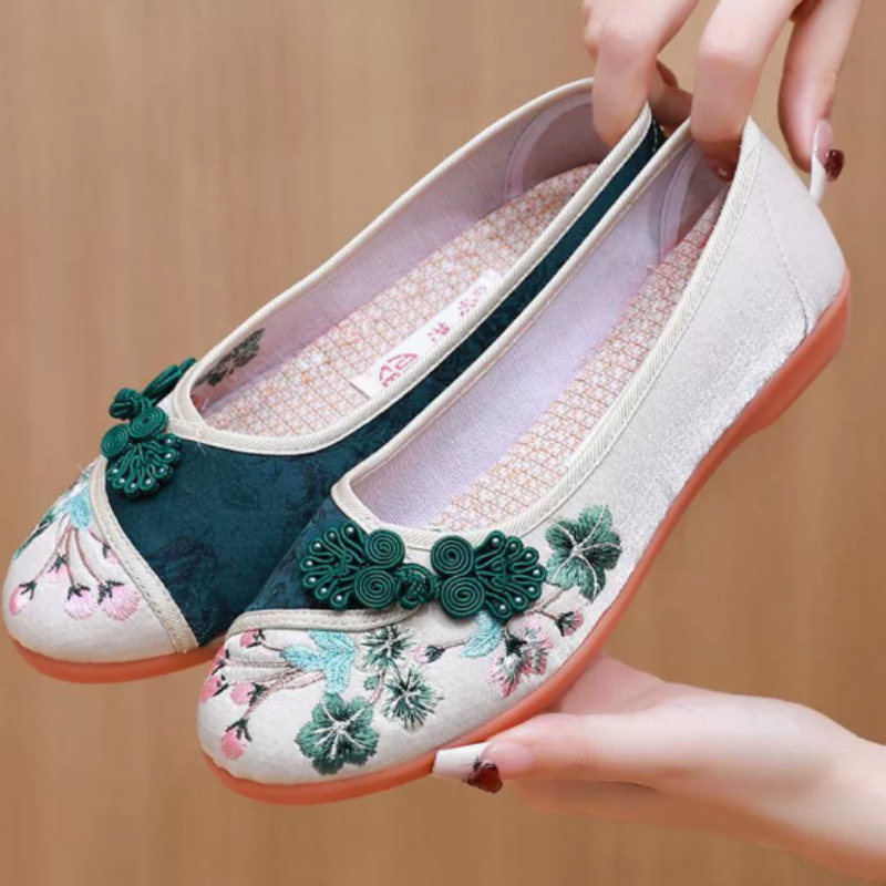 Retro Chinese Style Women Canv - Embroidery Style review and price