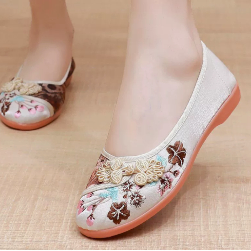 Retro Chinese Style Women Canv - Embroidery Style review and price
