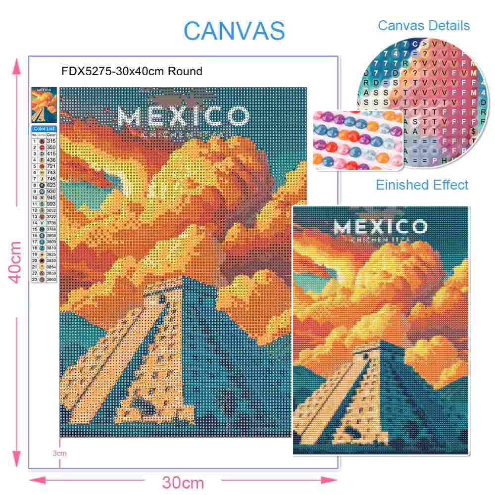 Diamond Painting Seascape Town - Embroidery Uae review and price